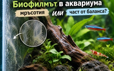 Биофилмът в аквариума - мръсотия или част от баланса
