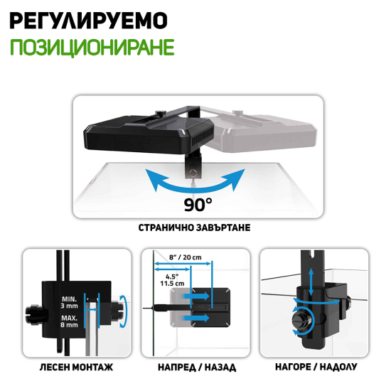 LED Осветление Fluval NANO Plant 4.0 20W  - 7
