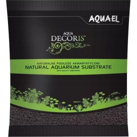 Грунд за дъно Aquael Aqua Decoris Coloured quartz black (кварцово черно) 1KG