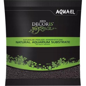 Грунд за дъно Aquael Aqua Decoris Coloured quartz black (кварцово черно) 1KG