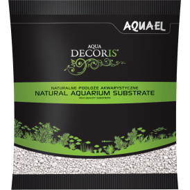 Грунд за дъно Aquael Aqua Decoris Coloured quartz WHITE (бял кварц) 1KG