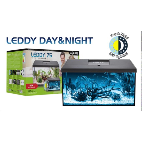 Aquarium AquaEL SET LEDDY DAY & NIGHT 75 - black - 1