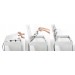 Aquarium AQUAEL SET GLOSSY 80 - white - 2
