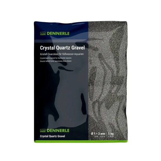 Грунд за дъно Dennerle gravel diamond black (диамантеночерен) 1-2мм 5кг - 1