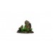 Rock with plants aquarium decoration - 2
