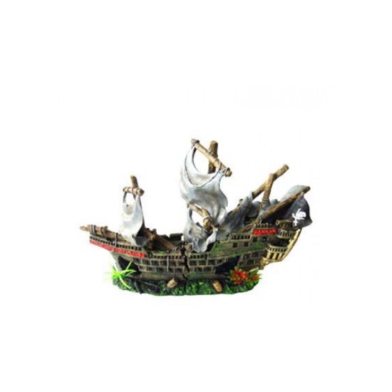 Pirate ship 2 pieces aquarium decoration - 1