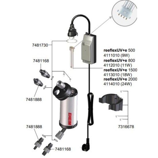 EHEIM reeflexUV+e 500 - UV-sterilizer - 2