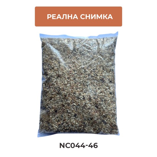 Natural river gravel "White Pearl" (white pearl) 3-4mm / 4-6mm ( 2 kg ) - 6