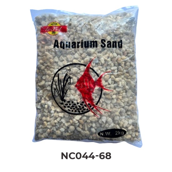 Natural river gravel "White Pearl" (white pearl) 3-4mm / 4-6mm ( 2 kg ) - 7