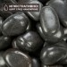 "Black Pebble" pebbles (black) 5-8cm 1kg - 3