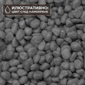 Грунд "Silver Pebbles" (сребърни камъчета) 3-4мм 1кг
