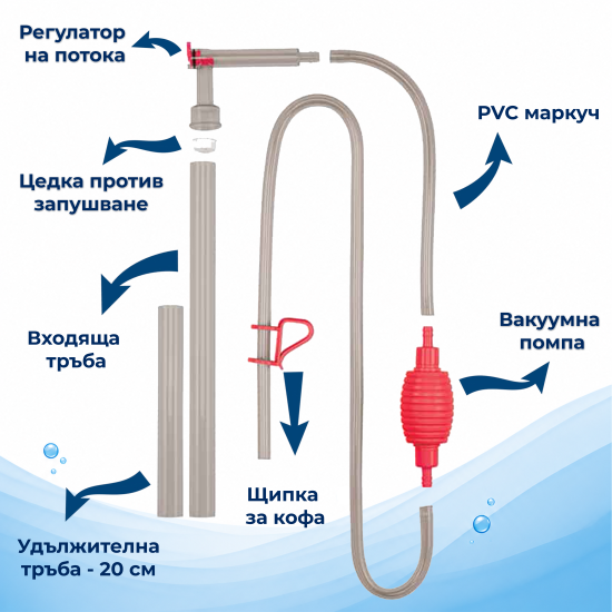 GravelVac Fluval S/M - 6