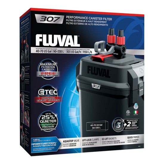 Външен филтър Fluval 307 Performance  - 3