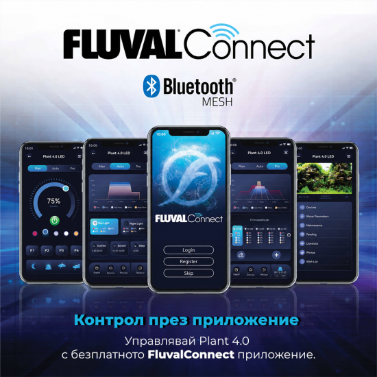 LED Осветление Fluval Plant 4.0 59W 117-155 см - 3