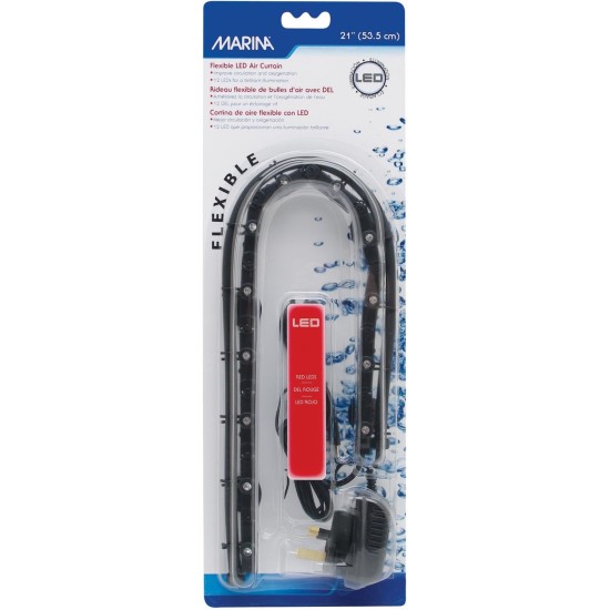 Flexible Red LED air curtain Marina - 1