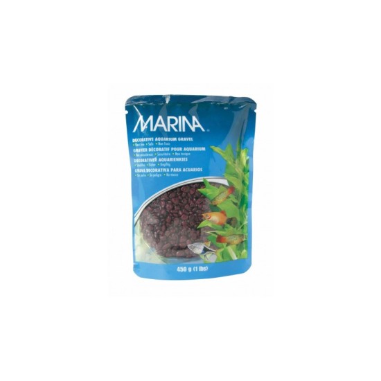 Aquarium gravel Marina - Burgandy - 1