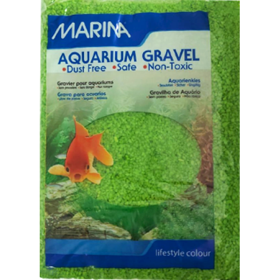 Gravel Marina Green 1-2 mm, 1kg - 1