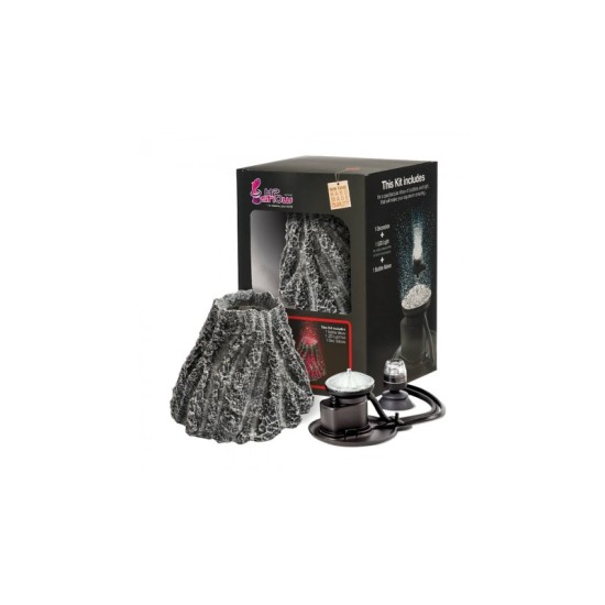 Декорация за аквариум Hydor H2SHOW KIT GREY VOLCANO - RED LIGHT EU - 1