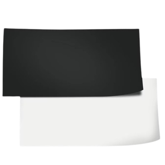 Double-sided aquarium background Poster 3 – black and white - 3