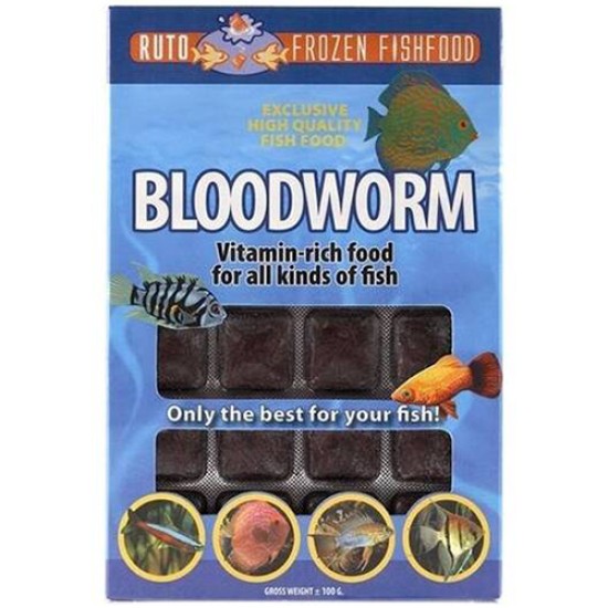 Frozen food Ruto Bloodworm 100 g / 24 blisters - 1
