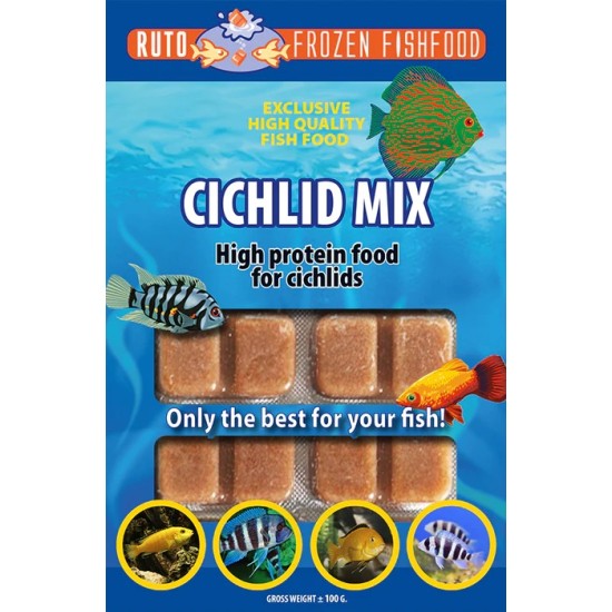 Frozen food Ruto Cichlid Mix 100 g - 1