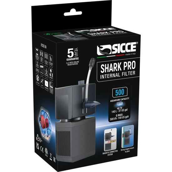 SICCE SHARK PRO 500 Internal Filter - 1