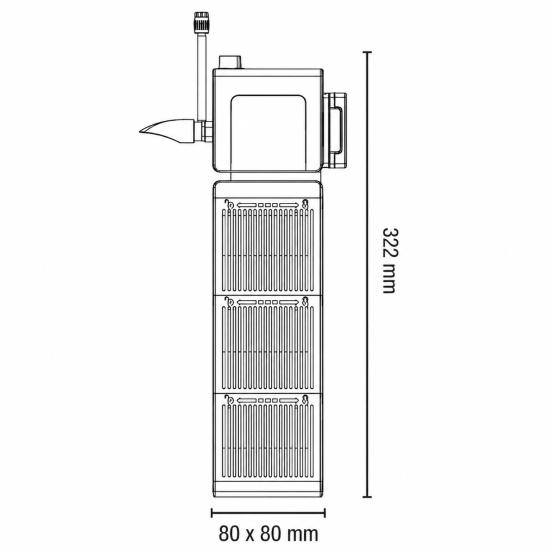 SICCE SHARK PRO 900 Internal Filter - 6