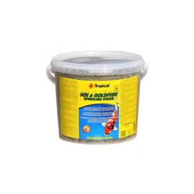 Пълноценна храна под формата на плаващи пръчици Tropical Koi Goldfish Spirulina Sticks