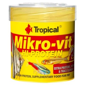 Високопротеинова храна за бебета Tropical Mikrovit Hi-Protein 50мл. / 32гр.