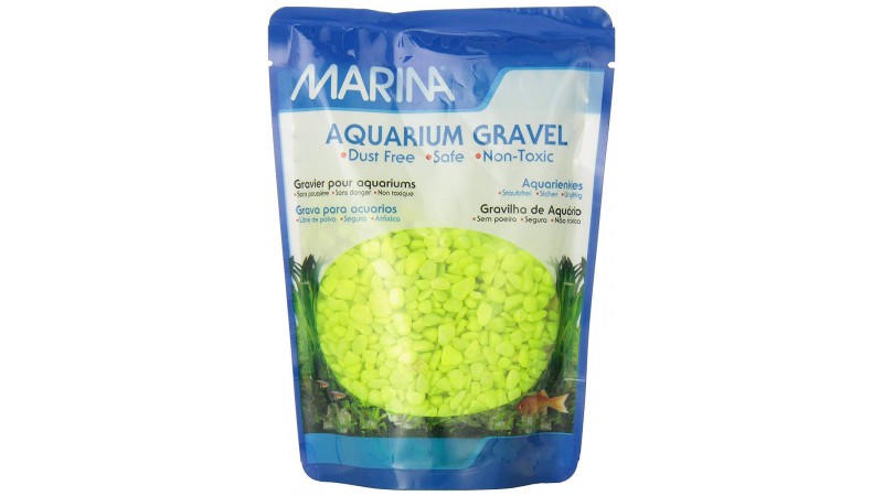 Aquarium gravel Marina - Lime-Green