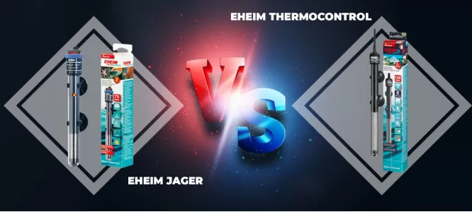 Сравнение между Eheim Jager и Eheim Thermocontrol