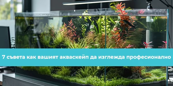 7 съвета как вашият акваскейп да изглежда професионално