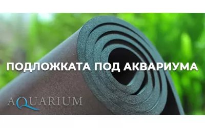 Подложката под аквариума