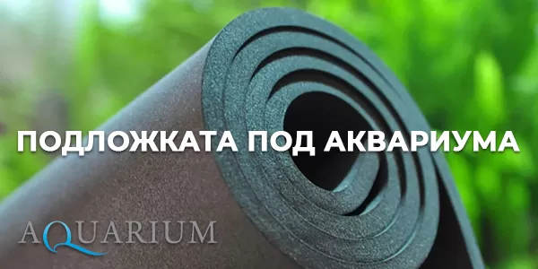 Подложката под аквариума