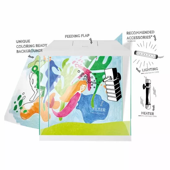 Аквариум AquaEL SET LEDDY MINI 35  - бял - 2