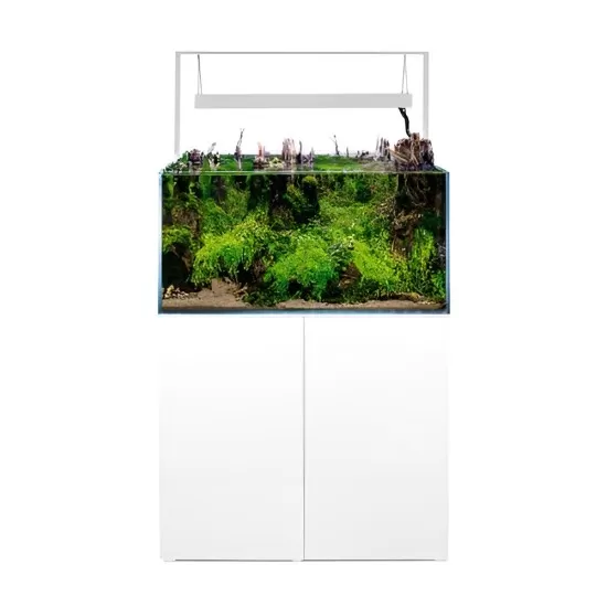 Aквариум с поставка AquaEL UltraScape 90 - бял - 1