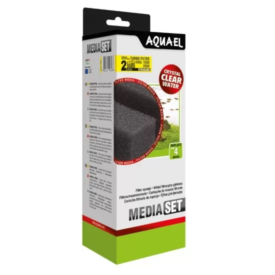 Резервни гъби за Aquael Turbo Filter 1000/1500/2000 - 2бр. - 1