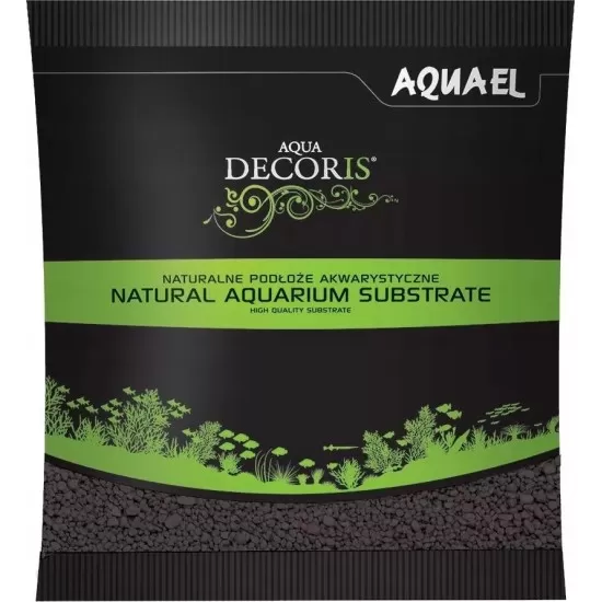 Грунд за дъно Aquael Aqua Decoris Coloured quartz black 1KG - 1