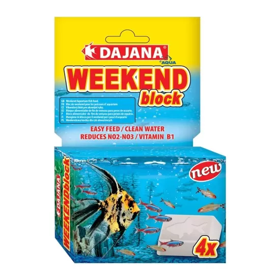 Храна за риби Dajana Pet Weekend Block 4 pcs - 1