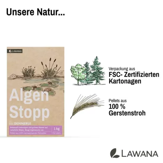 Препарат за езера Lawana Algae Stop 1кг. - 4