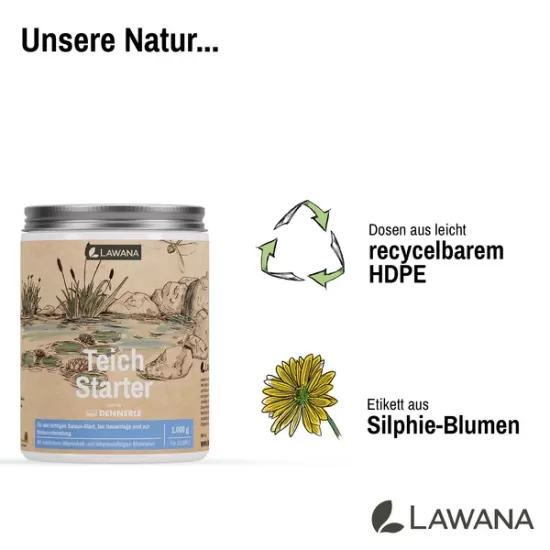 Препарат за езеро Lawana Pond Starter 1кг. - 2