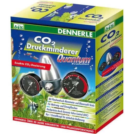 Редуктор с манометър Dennerle Co2 press.­reducer Evol.Quantrum - 1