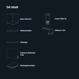 Аквариум Dennerle NANO Cube Basic 60л - Style LED 
