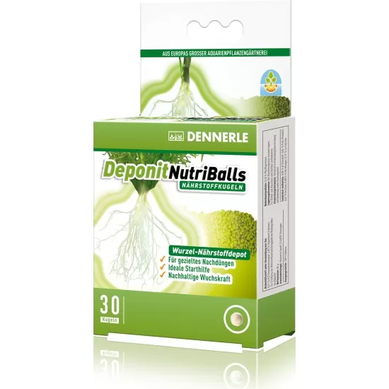 Тор под формата на топчета за аквариумни растения Dennerle Nutriballs 30 бр. - 1