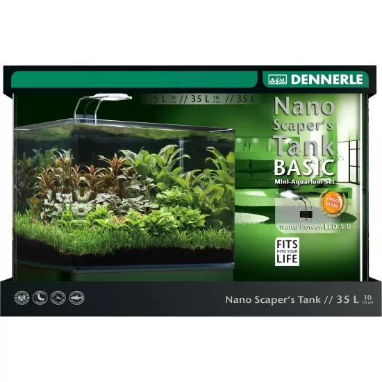 Аквариум Dennerle Nano Scapers Tank Basic 35L Led - 1