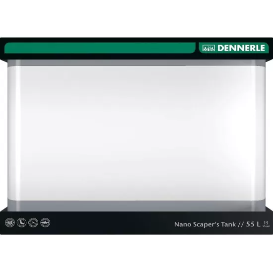 Аквариум Dennerle Nano Scapers Tank 55л - 2 - Aquarium.bg Аквариум Dennerle Nano Scapers Tank 55л - 2