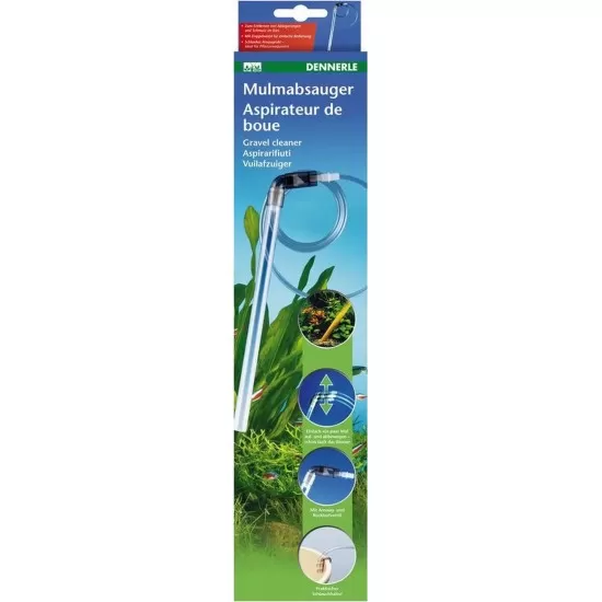 Сифон за почистване дъното на аквариума Dennerle Gravel cleaner  - 1