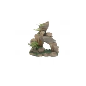 Изкуствена декорация - Скала с растения L