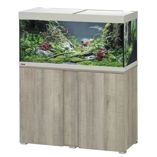 Аквариум с поставка EHEIM Vivaline LED 180 - сив дъб - 1