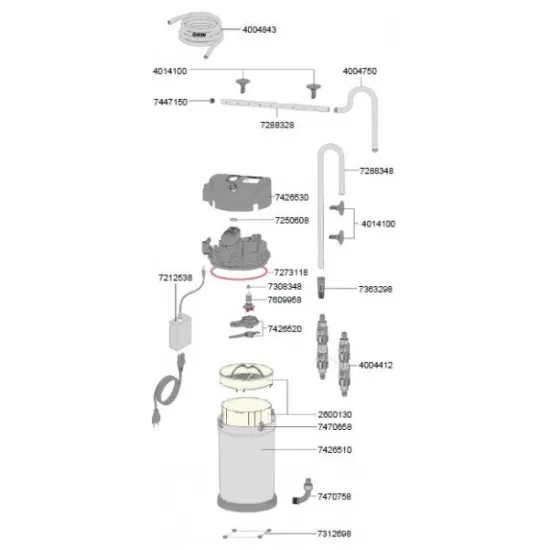 Външен филтър Eheim ClassicVARIO+e 250 - 2